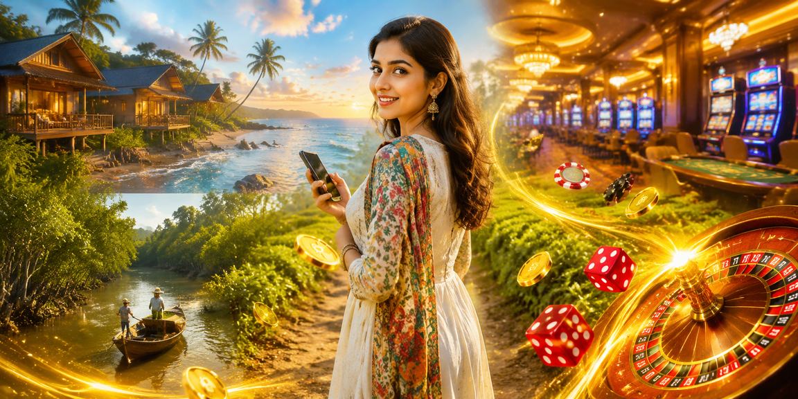 সন্দরবনের পাশের মোবাইল ক্যাসিনো গেমিং পরিবেশ